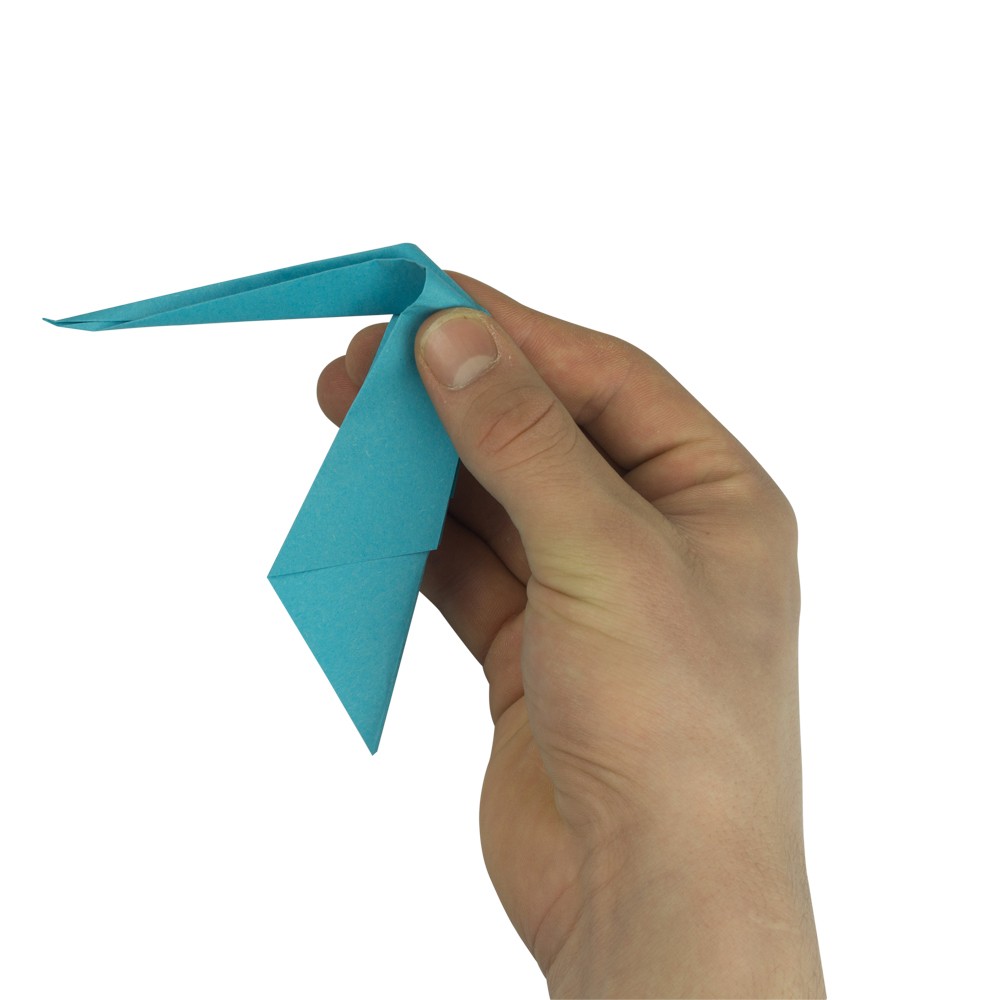 Origami Kranich - Schritt 9