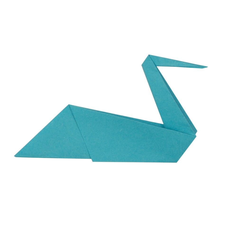 Origami Kranich - Schritt 11