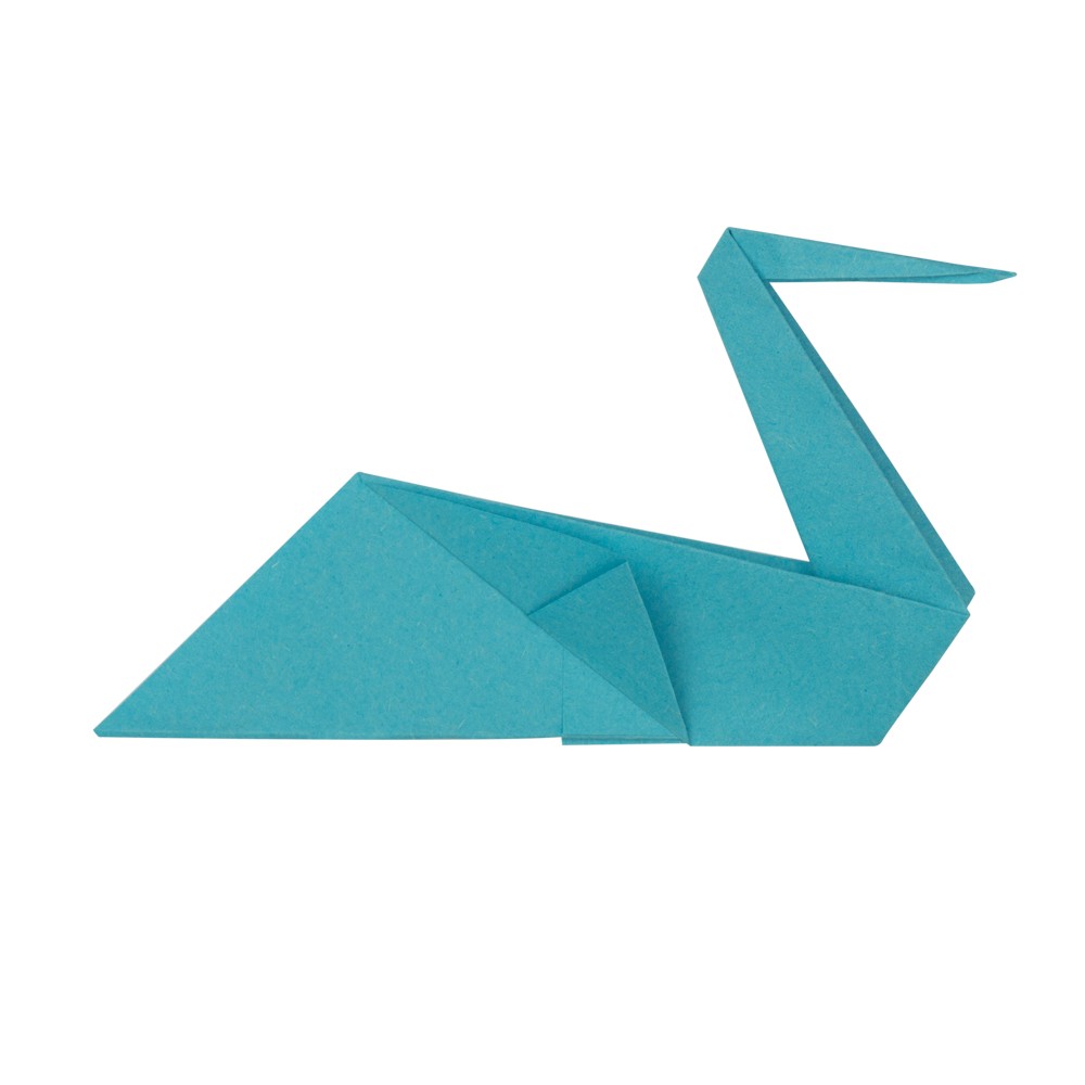Origami Kranich - Schritt 13