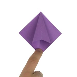 Origami Blume Schritt 16