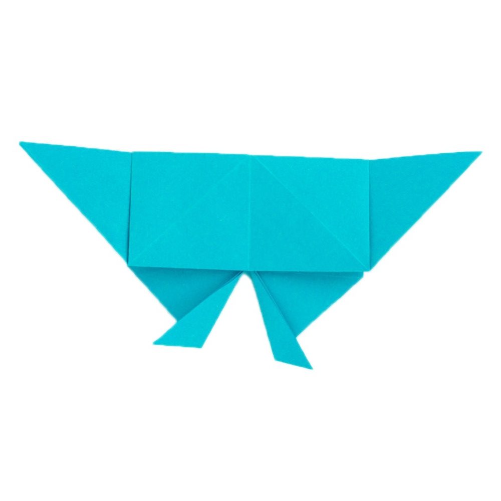 Origami Schmetterling Schritt 17
