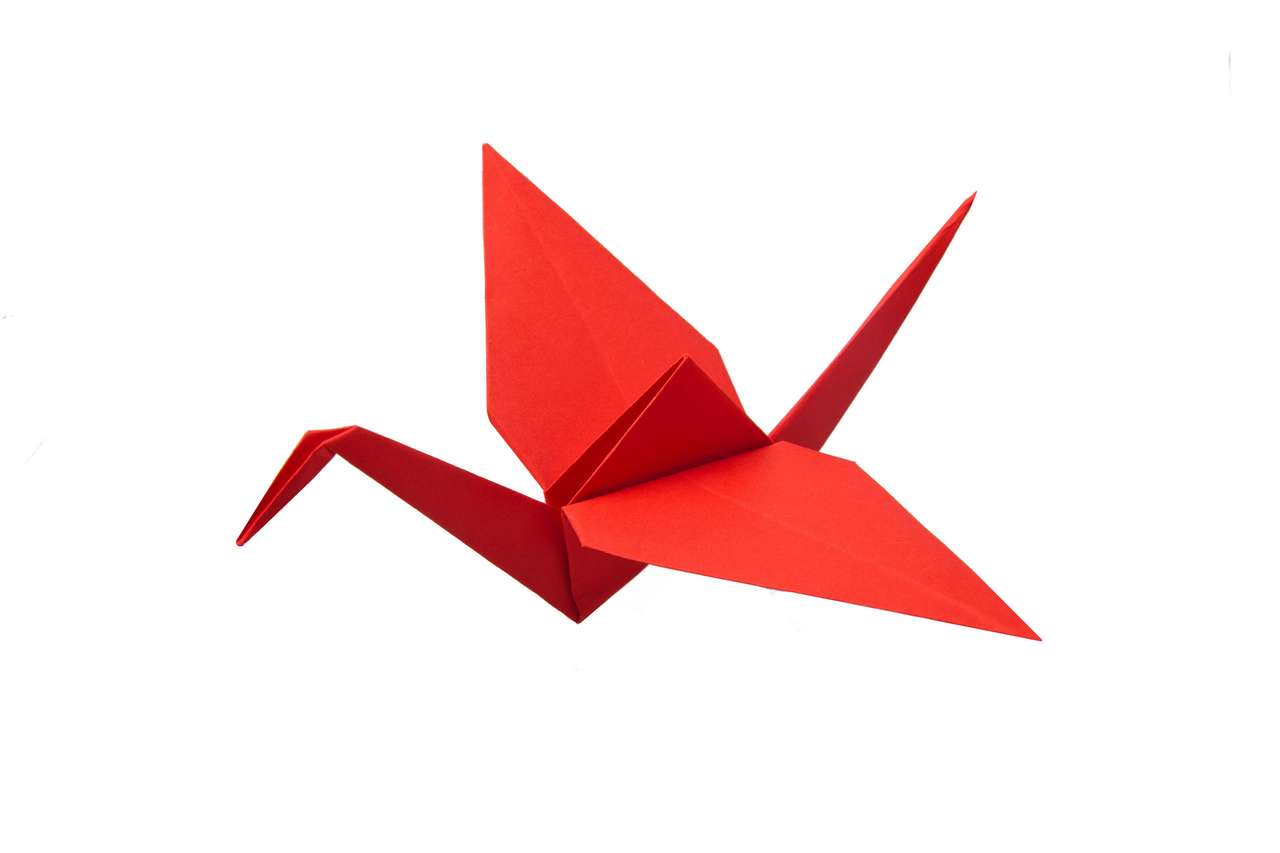 Origami Kranich Falten Anleitung 10 Minuten Dauer