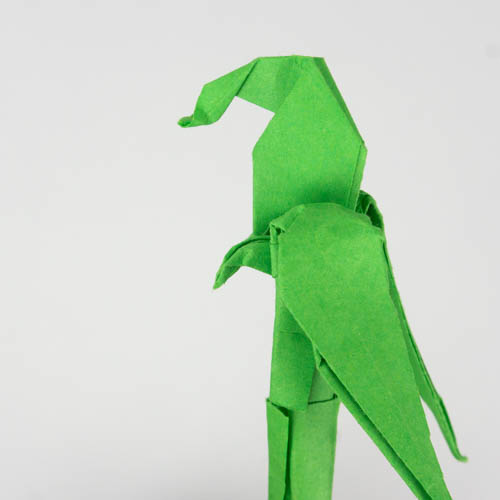Origami Papagei falten Anleitung - Jetzt schnell und einfach falten