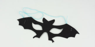 Fledermaus Masken basteln Eine Fledermaus Maske basteln - Vorlage kostenlos zum Download