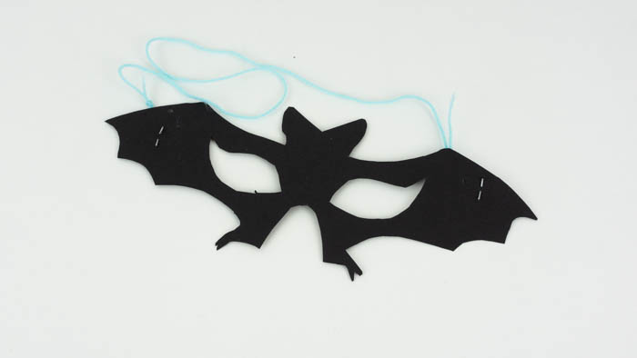 Eine Fledermausmaske basteln - Tiermaske basteln - Masken basteln