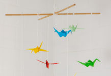 Origami – Mobile selber basteln Mobile basteln mit Kindern - Kostenlose 7 Schritte Anleitung