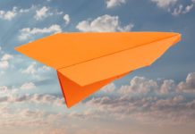 Papierflieger Gleiter Papierflieger falten - Klassischer Gleiter falten Anleitung