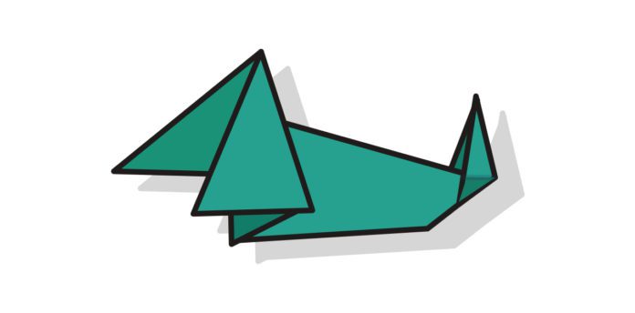 Origami Dachshund falten - Thumbnail
