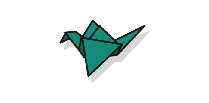 Origami Papiervogel falten - Thumbnail